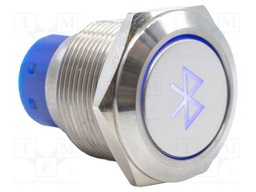 Switch: vandal resistant; SPDT; 3A/250VAC; IP67; ON-ON; blue; 3V
