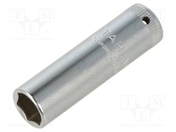 Socket; 6-angles,socket spanner; 10mm; 1/4"; steel; 40L; L: 50mm