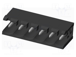 Connector: pluggable terminal block; socket; male; on PCBs