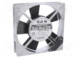 Fan: AC; axial; 120x120x25mm; 117m3/h; 38dBA; ball bearing; 2500rpm