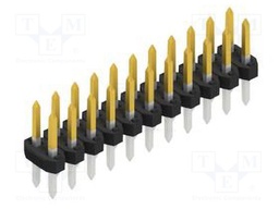 Connector: pin strips; pin header; male; PIN: 22; 2mm; THT; 2x11