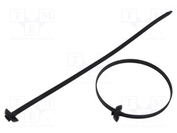 Cable tie; with fixing lugs