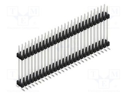 Connector: pin strips; pin header; male; PIN: 54; 2.54mm; SMT; 2x27