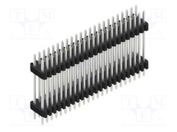 Connector: pin strips; pin header; male; PIN: 46; 1.27mm; THT; 2x23