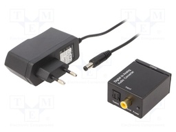 Digital-to-analog converter; converter,power supply; black