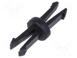 Assembly pins; fuseholders; Colour: black; Mat: plastic