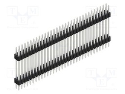 Connector: pin strips; pin header; male; PIN: 64; 1.27mm; THT; 2x32