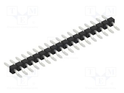 Connector: pin strips; pin header; male; PIN: 18; 2.54mm; SMT; 1x18