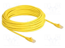 Patch cord; U/UTP; Cat: 6a; RJ45 plug,both sides; Cu; 10m; LSZH
