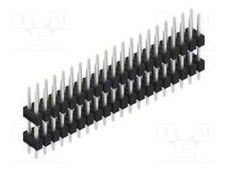 Connector: pin strips; pin header; male; PIN: 40; 2.54mm; THT; 2x20