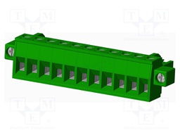 Connector: pluggable terminal block; plug; female; straight; 12A
