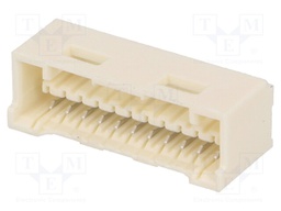 Socket; wire-board; male; CLIK-Mate; 1.5mm; PIN: 11; THT; PCB snap