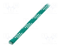 Rope; polypropylene; Ørope: 10mm; L: 25m; with a core; green
