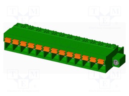 Connector: pluggable terminal block; plug; female; straight; 12A