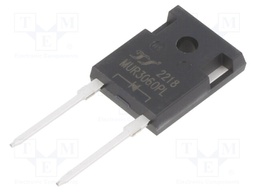 Diode: rectifying; THT; 600V; 30A; tube; Ifsm: 300A; TO247AC; 97ns