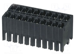 PCB headers, nominal cross section: 1.5 mm?, color: black, n