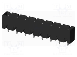 Connector: pluggable terminal block; socket; male; on PCBs