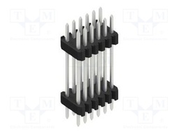 Connector: pin strips; pin header; male; PIN: 12; 1.27mm; THT; 2x6