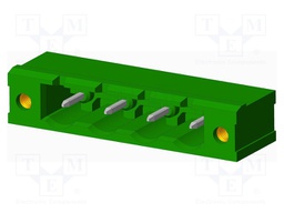Connector: pluggable terminal block; socket; male; angled 90°