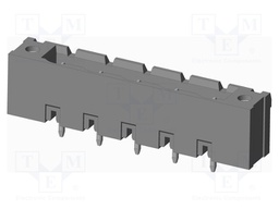 Connector: pluggable terminal block; socket; male; on PCBs