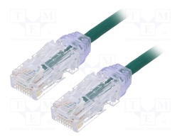 Patch cord; TX6-28™,U/UTP; 6; stranded; Cu; LSZH; green; Len: 2m