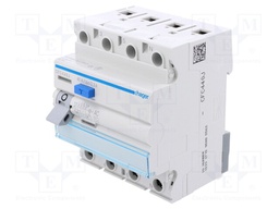 RCD breaker; Inom: 40A; Ires: 300mA; Max surge current: 250A; DIN