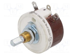 Potentiometer: shaft; 125Ω; 25W; 6.35mm; Shaft: smooth; wirewound