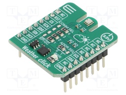 Click board; pressure sensor,humidity/temperature sensor