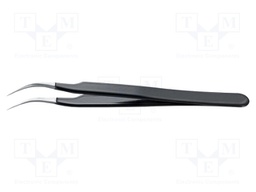 Tweezers; Blade tip shape: sharp, bent; Tweezers len: 120mm; ESD