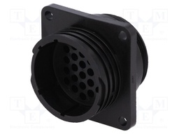 Socket; male; PIN: 24; w/o contacts; CPC Series 1; Case: size 23