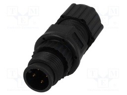 Plug; M12; PIN: 4; male; A code-DeviceNet / CANopen; for cable