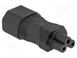 IEC C14 male,IEC C5 female; straight; 2.5A; 250V