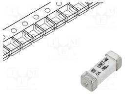 Fuse, Surface Mount, 5 A, UMT-W Series, 125 V, 125 V, Time Delay, SMD