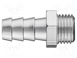 Plug-in nozzle; brass; Connection: 10mm; Thread: outside