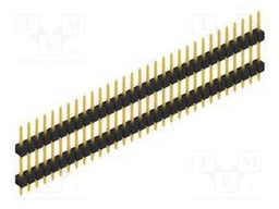 Connector: pin strips; pin header; male; PIN: 31; 2.54mm; THT; 1x31