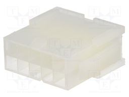 Plug; wire-wire; male; N42G; 4.2mm; PIN: 10; 600V; Locking: latch