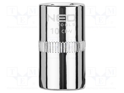 Socket; 6-angles,socket spanner; HEX 10mm; 1/4"; SUPERLOCK