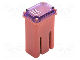 Fuse: fuse; 30A; automotive; 10.7mm; 10.7x7.7x17.5mm