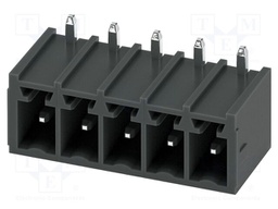 PCB headers, nominal cross section: 1.5 mm2, color: black, n