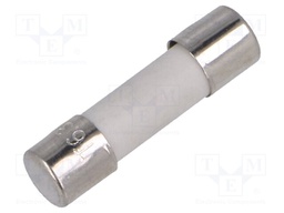 Fuse: fuse; 6.3A; 500VAC; ceramic,cylindrical; 5x20mm