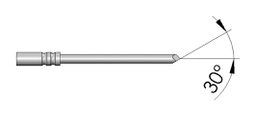 Test needle; Operational spring compression: 4.3mm; 2A; Ø: 0.5mm