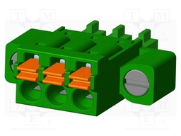 Connector: pluggable terminal block; plug; female; straight; 5.5A