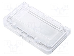 Inspection windows; 78x130x25mm; IP65; on hinged