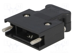 Plug housing; PIN: 20; Locking: screws; for cable