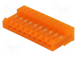 Plug; wire-board; female; MTA-156; 3.96mm; PIN: 10; IDC; for cable