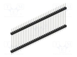 Connector: pin strips; pin header; male; PIN: 33; 2.54mm; THT; 1x33