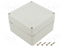 Enclosure: multipurpose; X: 120mm; Y: 120mm; Z: 75mm; ZP; ABS; IP67