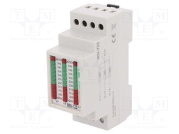 Module: voltage indicator; Mounting: DIN; IP20; Colour: red/green