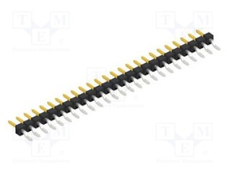Connector: pin strips; pin header; male; PIN: 25; 2.54mm; SMT; 1x25