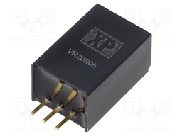 DC/DC Converter, 1 Output, 10 W, 5 V, 2 A, VR20 Series